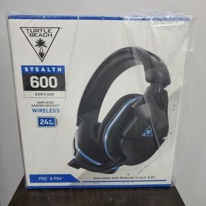 Turtle Beach Stealth 600 Gen 2 USB Gaming Headset for PS4 & PS5 / Color: Black